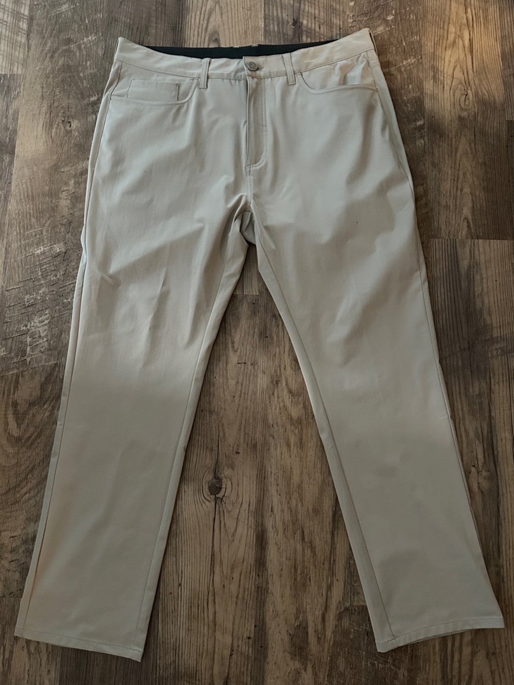 Men's  Stretch Chinos in Light Khaki